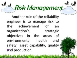 Reliability Engineering and Terotechnology | PPT