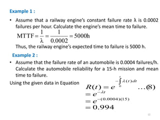 Reliability engineering chapter-2 reliability of systems | PPTX