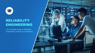 Reliability Engineering Training Course, Seminars and Consulting Services by Tonex
