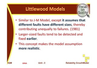 Reliability growth models | PDF