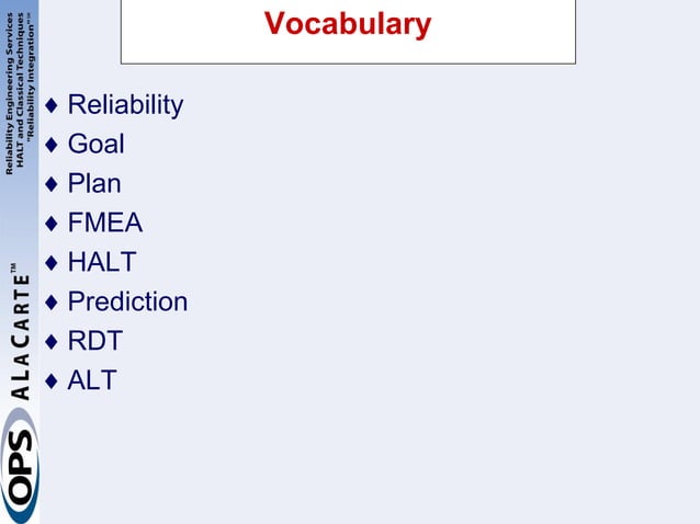 Reliability integration across the product life cycle | PPT | Computer ...