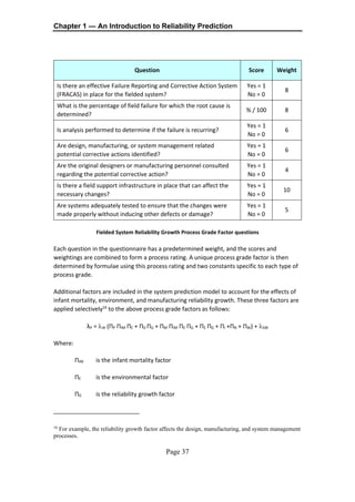Reliability Notes for the FNKoTB | PDF