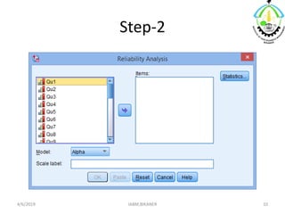 Reliability Datalist Reliability of data set | PPTX