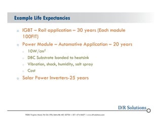 Power Module Problems Reliability Reliability of power modules using sherlock | PDF