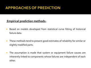Reliability prediction of electronic components | PPTX - Electronic Component Failure Prediction Models