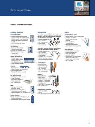 Belden Industrial Ethernet Brochure | PDF