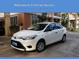 Welcome to Citi Van Service
 