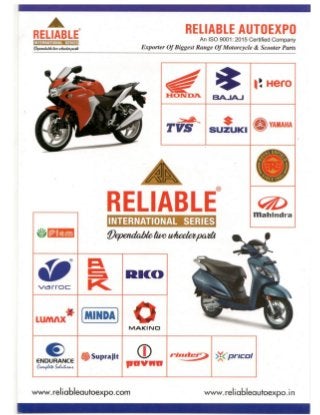 Motorcycle & Scooter Spare Parts By Reliable Autoexpo