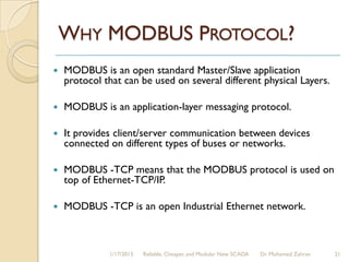 Physical Modbus Image Reliable, cheaper, and modular new scada 1 | PPTX