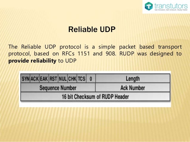 Reliable Data Transfer Protocol using UDP | Computer Science