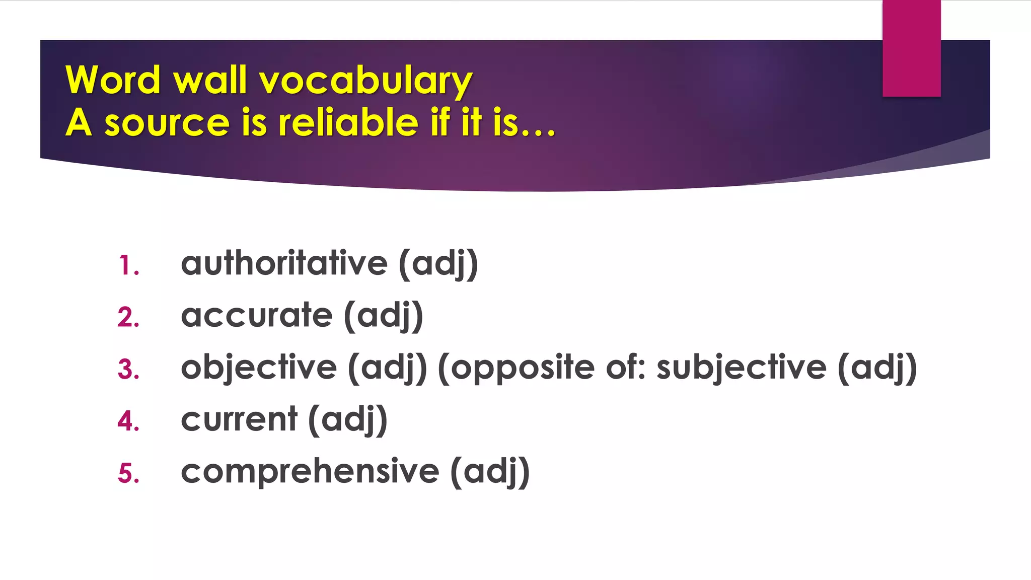 Reliable sources and annotated bibliography | PDF