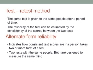Reliablity | PPTX