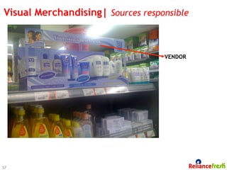 Visual Merchandising| Sources responsible



                                   VENDOR




57
 