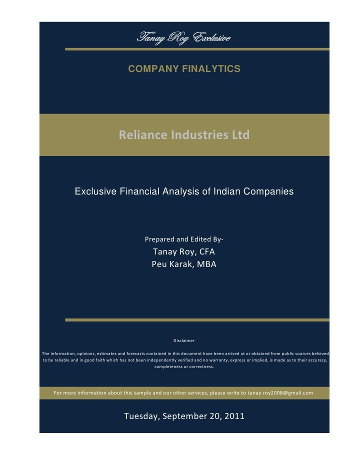 Reliance industries ltd