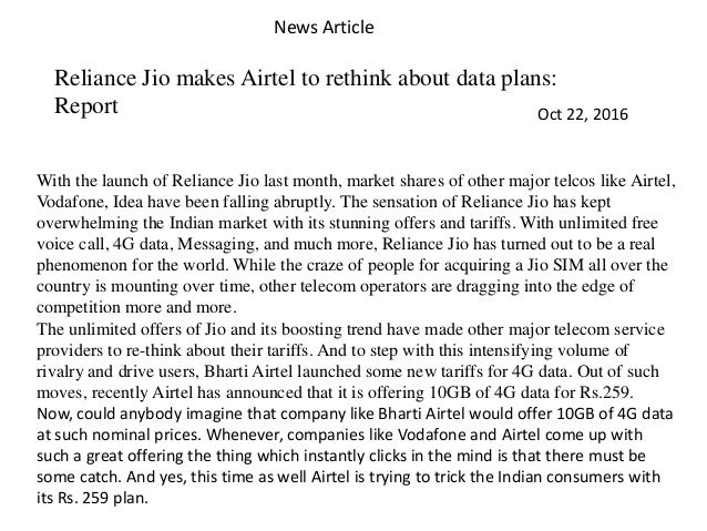 ppt on reliance jio ppt on reliance jio