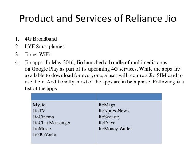 ppt on reliance jio ppt on reliance jio