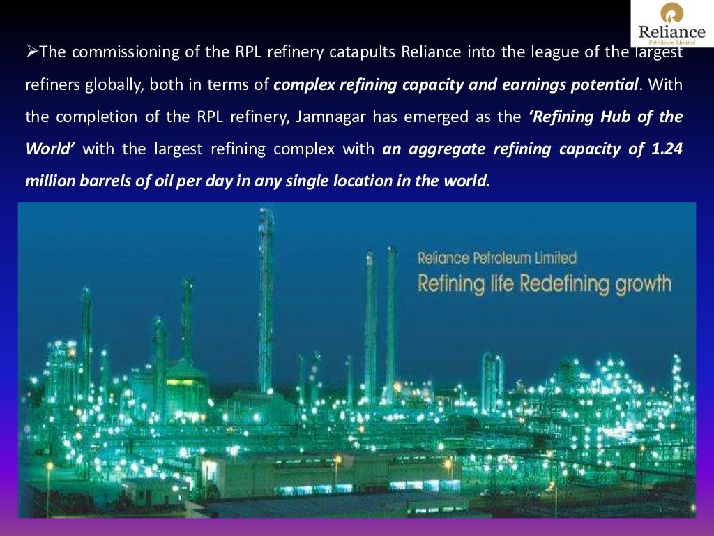 RELIANCE PETROLEUM PRESENTATION