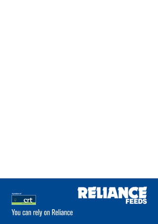 A product of
You can rely on Reliance
 