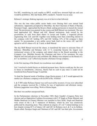 Story of Reliance | PDF