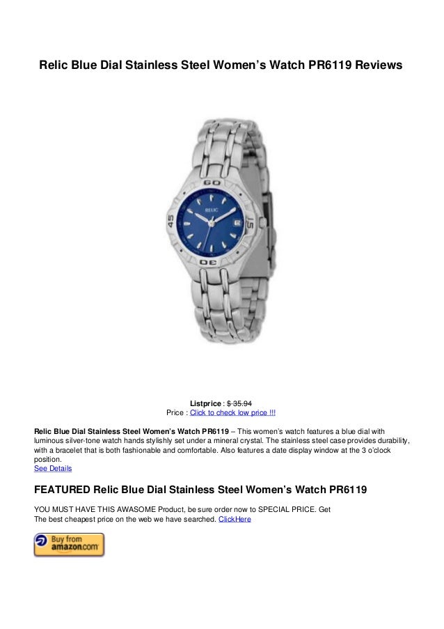 Blue Relic Watch Clearance, 57% OFF 