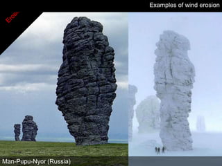 Examples of wind erosion




Man-Pupu-Nyor (Russia)
 