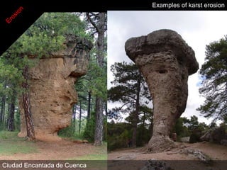 Examples of karst erosion




Ciudad Encantada de Cuenca
 