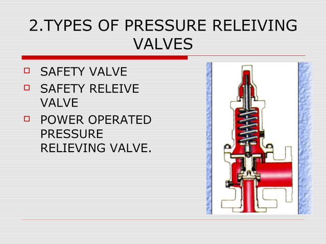 Relief and safety valves for thermal power plants | PPT