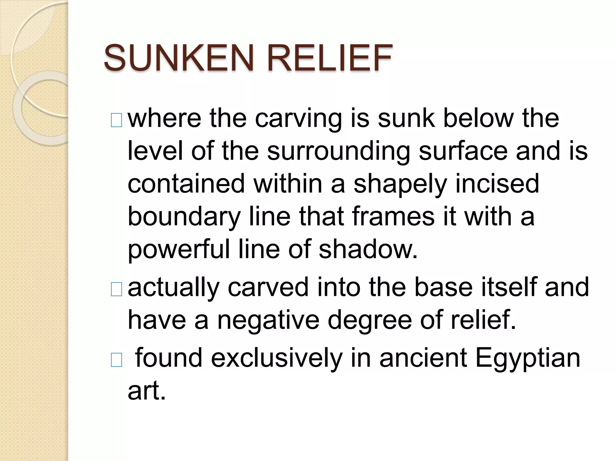 Relief sculpture | PPTX