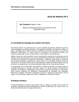 PSU Historia y Ciencias Sociales




                                                         Guía de Materia N°1



     ...
