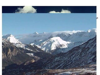 3.3 .Las  cordilleras  exteriores a la Meseta 3.3.1. Las cordilleras exteriores a la meseta PIRINEOS: ISTMO Pirineos Sistema Bético Cordilleras catalanas 435 KM 150 KM PIRINEO CENTRAL: Orogenia alpina. + 3500 m Monte Perdido  Aneto Sierras Prepirineo Sierras Prepirineo Paso de Somport 