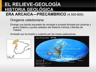 EL RELIEVE-GEOLOGÍA Estructuras del relieve Arribes del Duero 