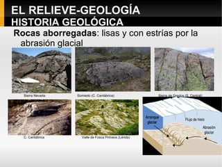 EL RELIEVE-GEOLOGÍA Estructuras del relieve Relieve jurásico 