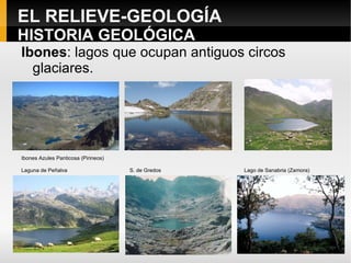 En relieves de plegamiento alpino (Sistema Ibérico, Pirineos, Cordilleras Bética y Cantábrica) 