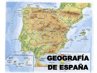GEOGRAFÍA DE ESPAÑA 
