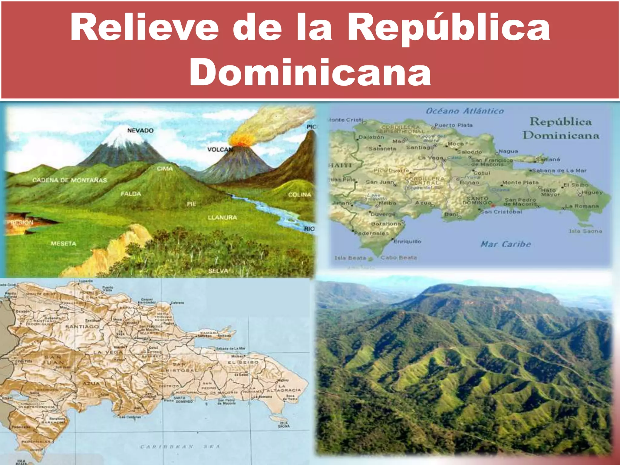 Mapa Relieve Rd Relieve republica-dominicana | PPTX