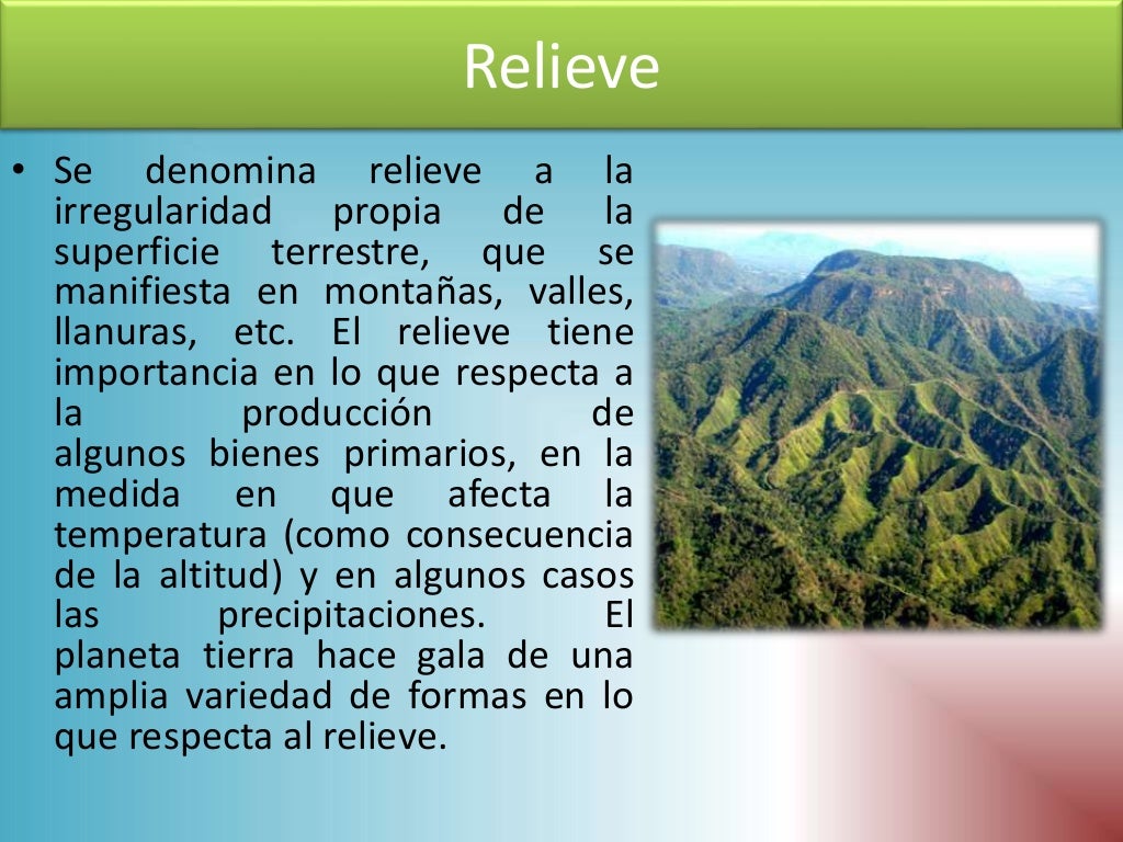 Relieve republicadominicana