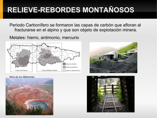 RELIEVE-MESETA En los piedemontes se han acumulado depósitos de materiales de tamaño irregular, denominados rañas (cantos de cuarcita). S. de Guadalupe 