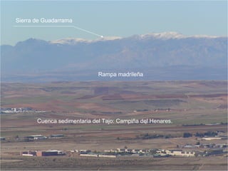 Sierra de Guadarrama




                             Rampa madrileña




       Cuenca sedimentaria del Tajo: Campiña del...
