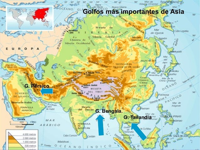 Relieve de Asia y Oceanía 1ºESO Curso 2014/2015