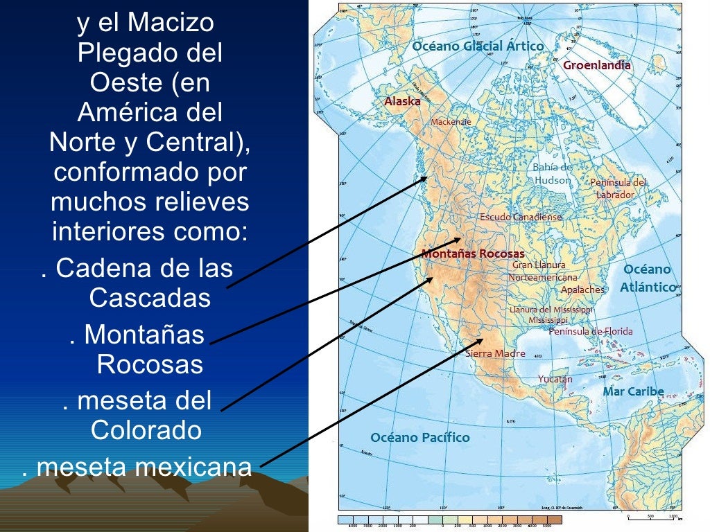 Relieves de América