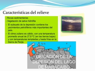 Características del relieve
 