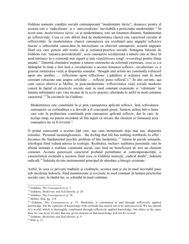 anthony giddens modernity and self-identity pdf