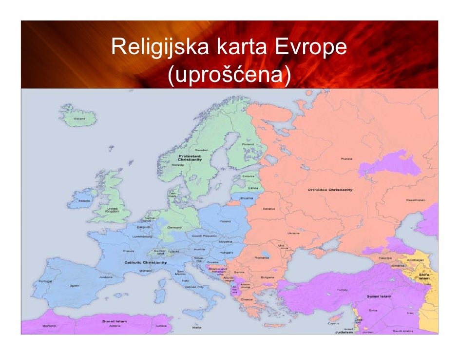 vjerska karta svijeta Religije sveta vjerska karta svijeta