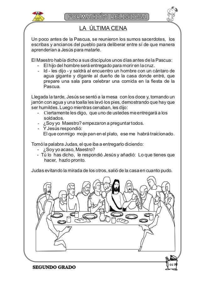 Hojas De Trabajo Religion