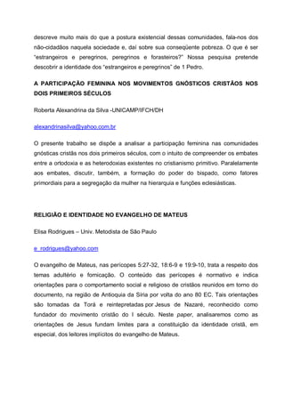 ReligiãO Identidade