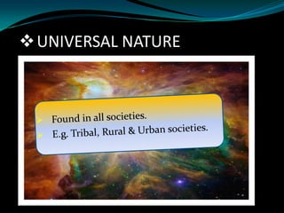 UNIVERSAL NATURE
 