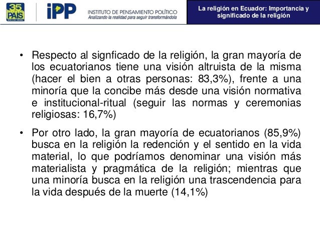 Religión en Ecuador