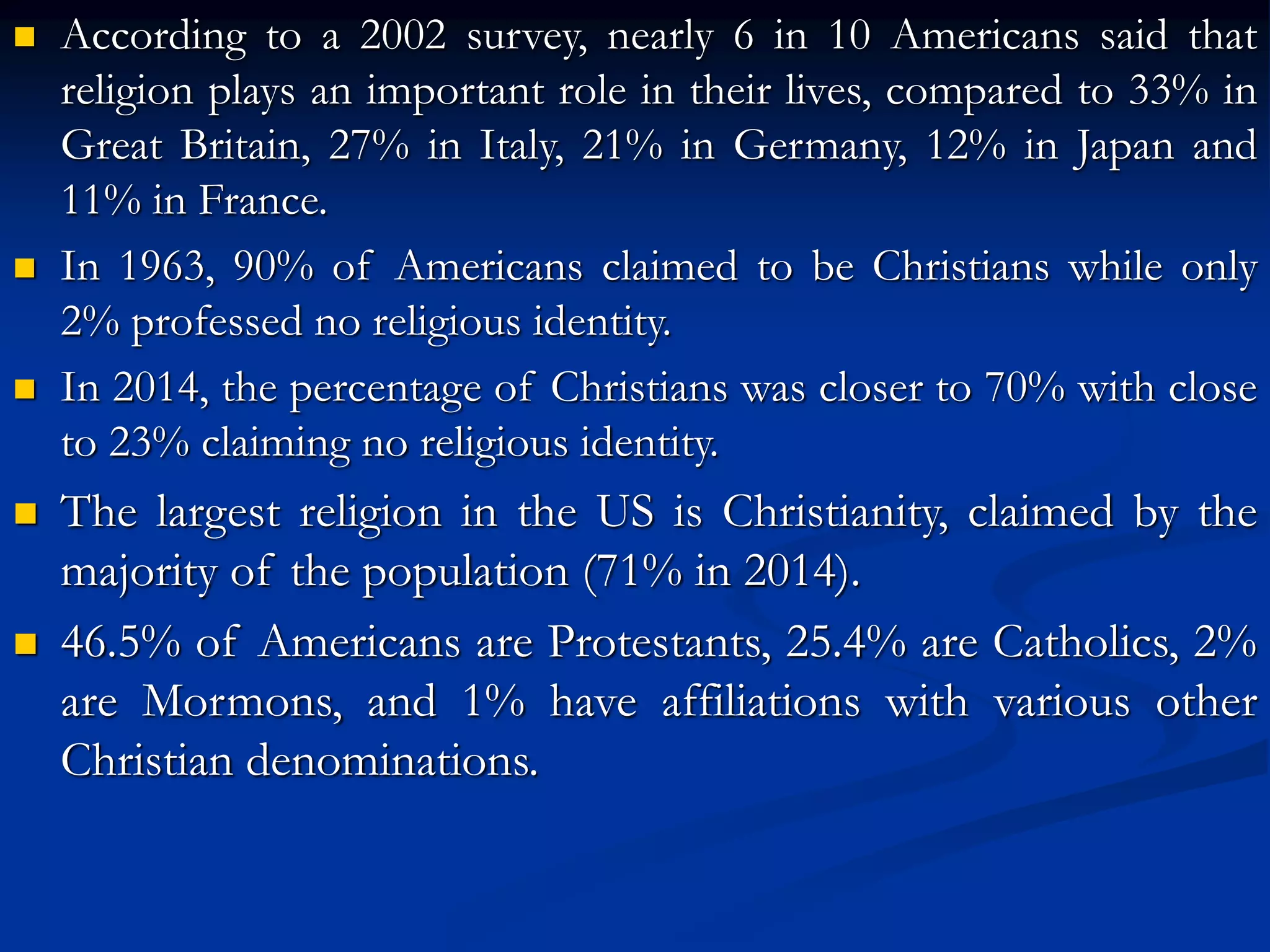 Religion in the US | PPT
