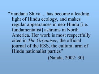 Religion, Culture And Environment