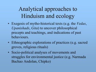 Religion, Culture And Environment